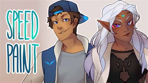 Speedpaint Allura And Lance Voltron Youtube