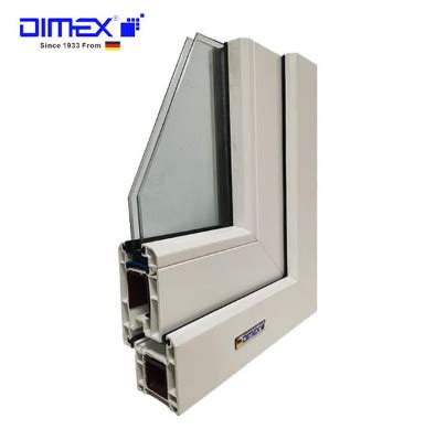 Germany Dimex K High Uv White Upvc Profiles For Casement Windoors