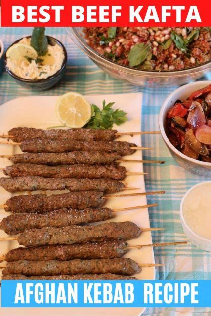 BBQ Beef Kafta Afghan Kebab Recipe | dobbernationLOVES