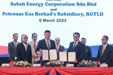 Signing Of Gas Sales Agreements And Handover Ng Sales Novation Agreements Sabah Energy