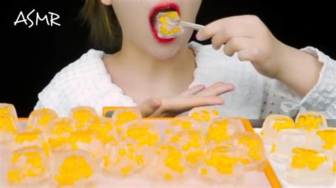 Real Mukbang Mango Jelly Asmr Eating Jina Youtube