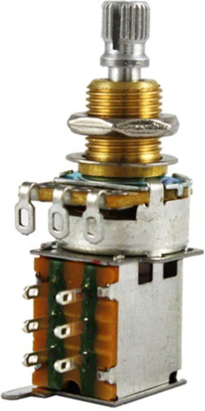 Allparts Push Push Poti 500k Log Schalter Japan 6 Pins Potentiometer