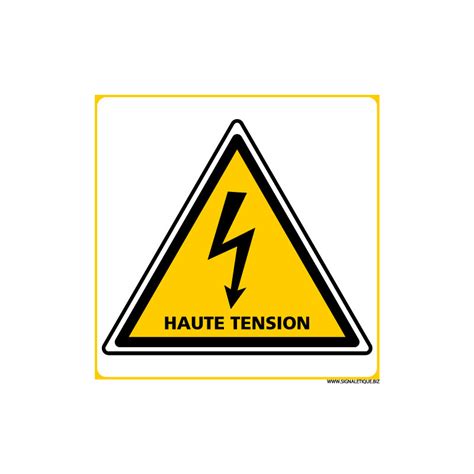 Panneau Danger Electrique Haute Tension C