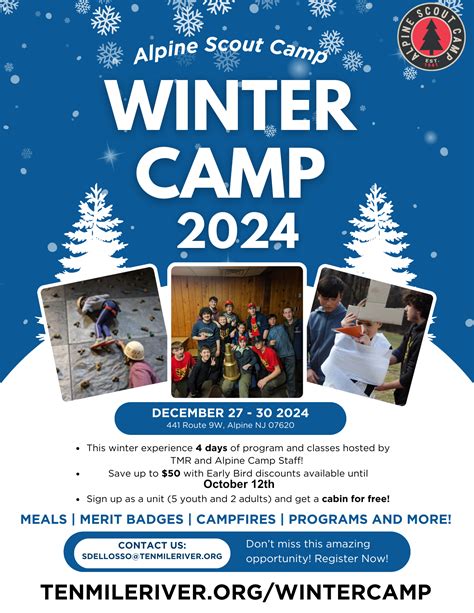 Winter Camp - Ten Mile River Scout Camps