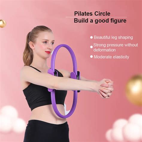 Pc Yoga Pilates Ring Durable Non Slip Exercise Circle Fitness Magic