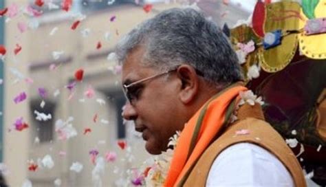 West Bengal Fir Against Bjp Leader Dilip Ghosh For His Sexual Remarks