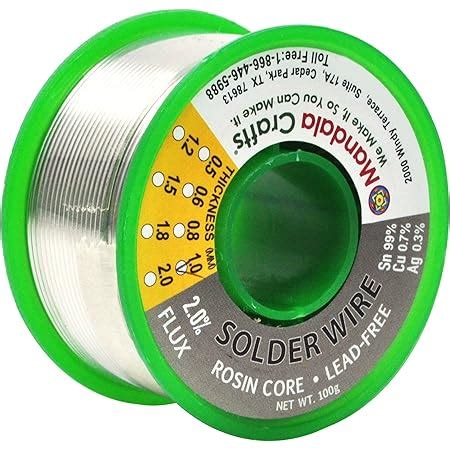 Solder Wire Lead Free Rosin Core Flux Mm Electric Solder Fine Sn