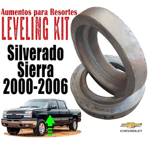 Aumentos De Resorte Leveling Kit Silverado sierra 2000 2006 Muelles Toño