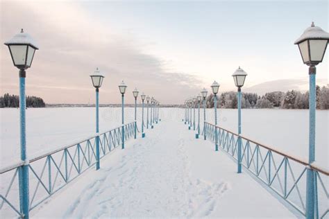 Valdai lake stock image. Image of lamp, frost, tourism - 83757591