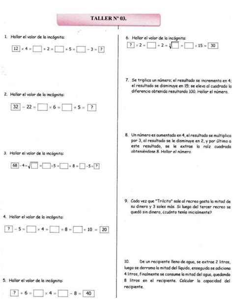 Actividad Matematica Marzo Docx