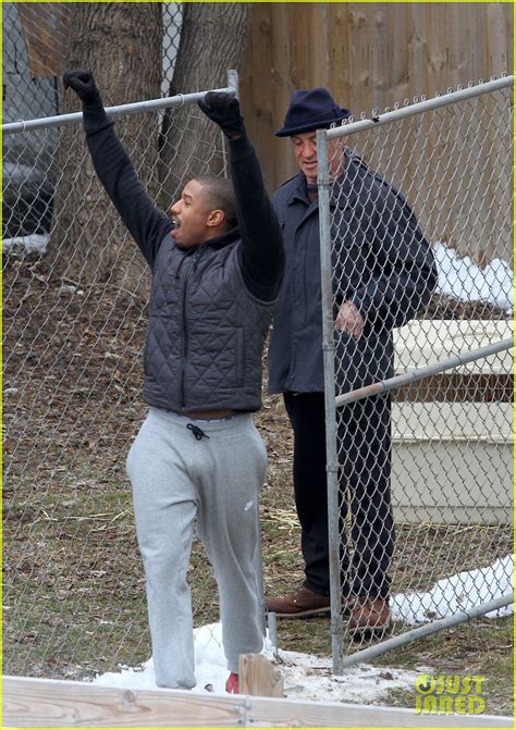 Michael B Jordan Chases Chickens Under A Time Limit On Creed Set