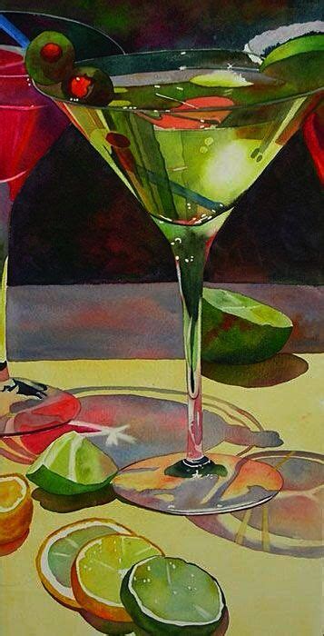 Olive Martini Anne Abgott Award Winning Watercolour Artist