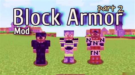 Minecraft Block Armor Mod Part 2 Youtube