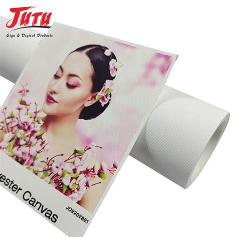 Jutu Anti Cracking Oil Painting Fabric Cotton Inkjet Matt Roll Gsm