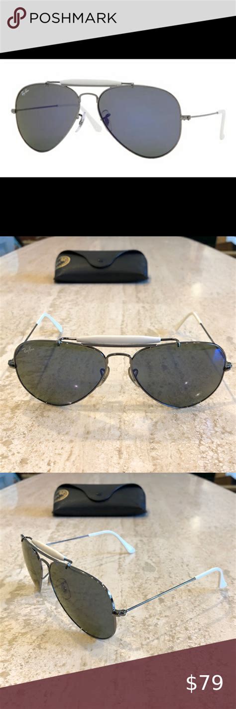 Ray Ban Outdoorsman Ii Classic Aviator Sunglasses Outdoorsmen Style Carbon Fiber Sunglasses