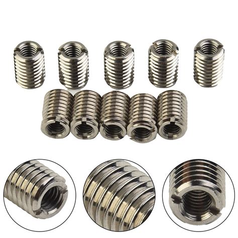 10pcs Thread Adapter M10 10mm Male To M6 6mm Female Thread Reducer