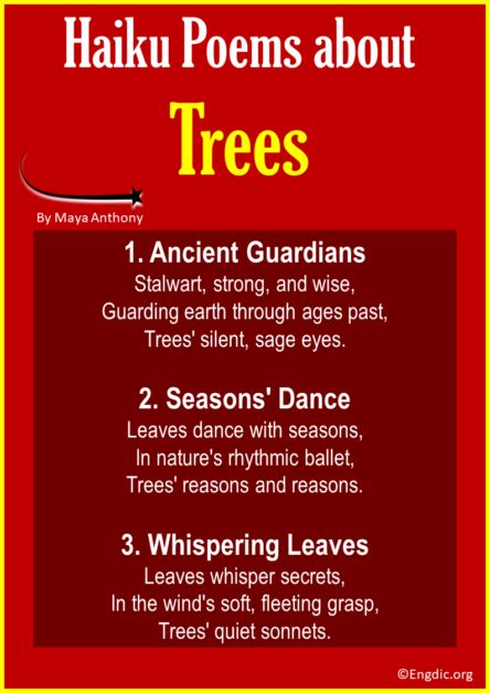 10 Best Haiku Poems about Trees - EngDic