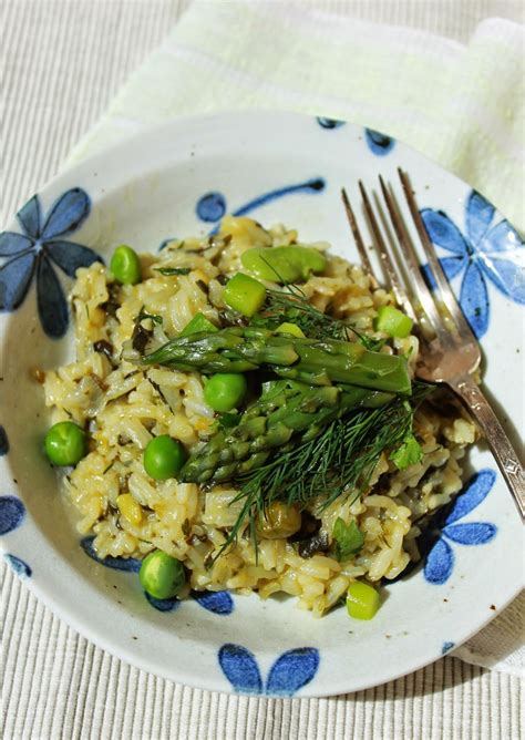 Diana S Cook Blog Risotto De Printemps Risotto Aux Asperges Vertes