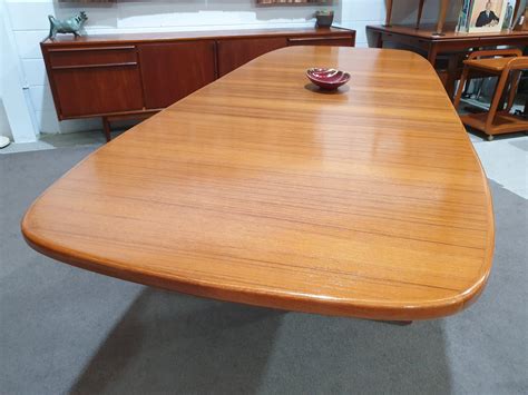 Retro Teak Dining Kitchen Table Large Hilton And Main