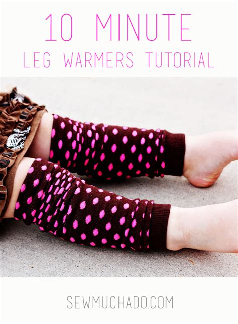 10 Minute Toddler Leg Warmers Tutorial Sew Much Ado