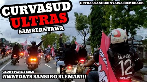 KONVOI GEDHEN SUPORTER PERSIS SOLORIBUAN ANGGOTA TURUN DI JALANAN