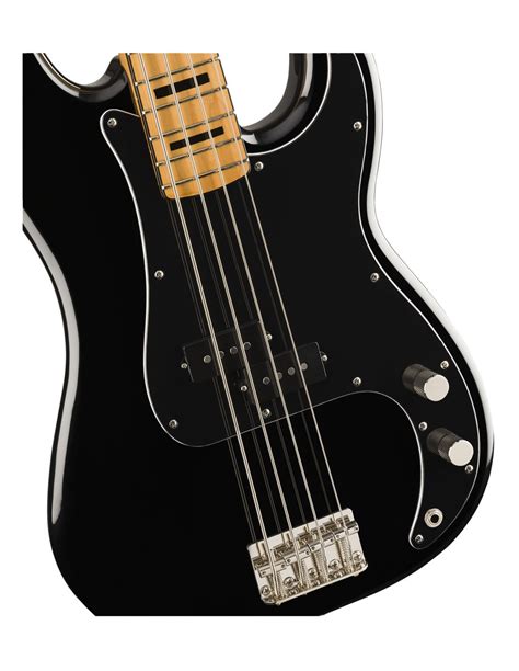 Bajo Eléctrico Fender Squier Classic Vibe 70s Precision Bass Black Mástil Maple