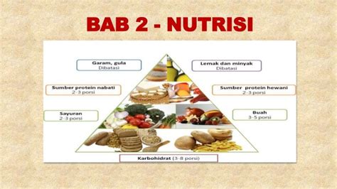 Bab 2 Nutrisi Kelas Makanan