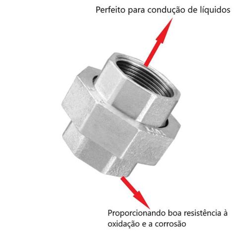 União Galvanizada Assento Em Bronze 3 tupy