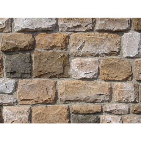 Ply Gem Stone Cut Cobblestone 10 Sq Ft Autumn Faux Stone Veneer At