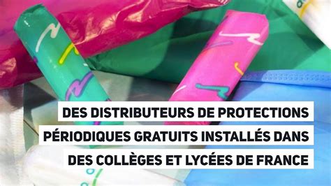 Des Distributeurs De Protections P Riodiques Gratuits Install S Dans