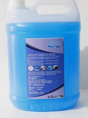 GC Glass Cleaner 5 Ltr Packaging Type Can At Rs 350 Piece In