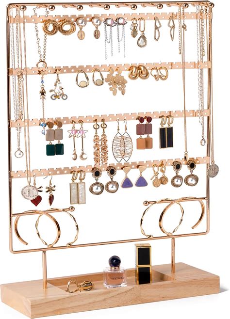 Songmics Pr Sentoir Porte Bijoux Rangement Bijoux Organisateur