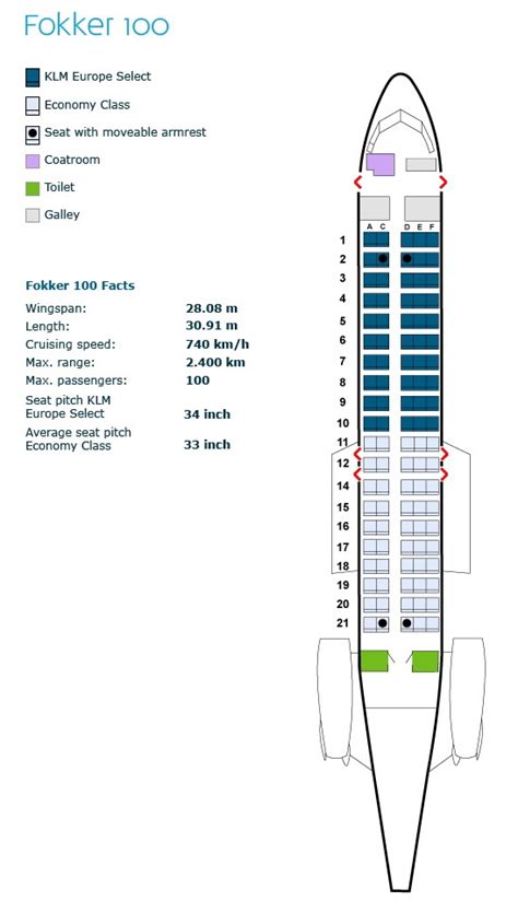 Klm Royal Dutch Airlines Aircraft Seating Charts Airline Seating Maps