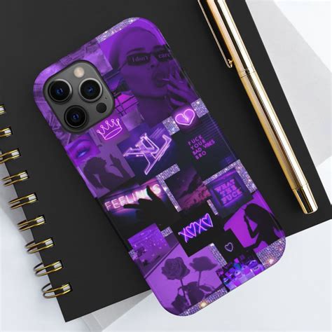 Purple Aesthetic Iphone Case Baddie Iphone Case Etsy