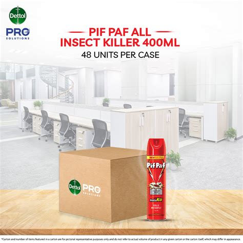 Pif Paf Spray 400ml Insect Killer Spray Dettol Pro Solutions