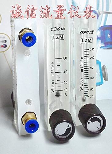 Flowmeter LZM 6T Adjustable Panel Flow Meter Liquid Micro Flow 6 60 ML