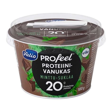 VALIO PROFEEL PROTEIINIVANUKAS MINTTUSUKLAA LAKTON 180 G