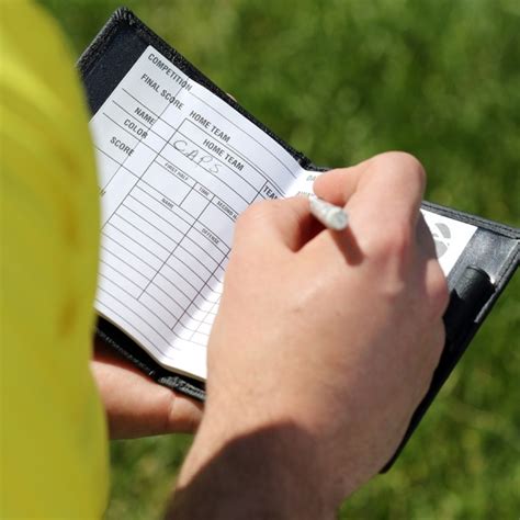 Kwik Goal Referee Score Sheets AuthenticSoccer