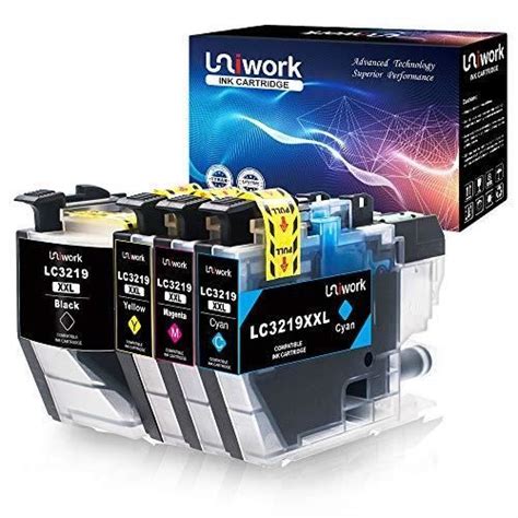 Uniwork LC3219XL Cartouches D Encre Remplacer Pour Brother LC3219XL