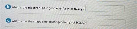 Solved Draw The Lewis Structure For NICl2 In The Window Chegg