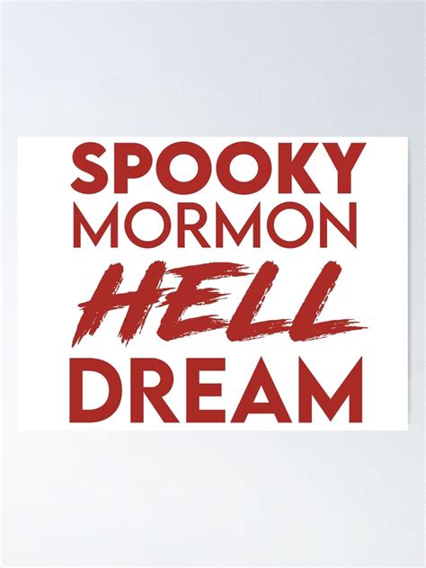 Spooky Mormon Hell Dream Book Of Mormon Inspired Poster For Sale By