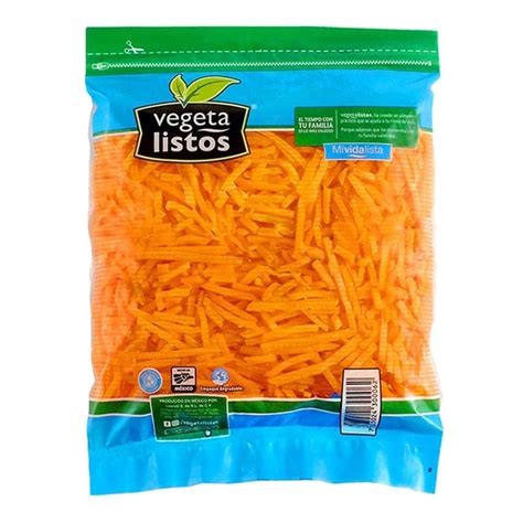 Zanahoria Rallada Vegetalistos 340 G Walmart