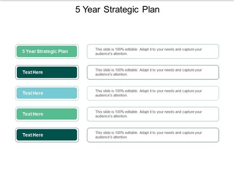 5 Year Strategic Plan Template Ppt Free - Get What You Need For Free