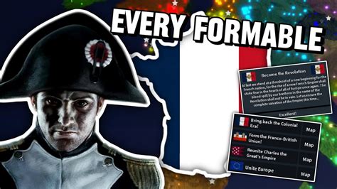 Forming EVERY French Formable In Rise Of Nations YouTube