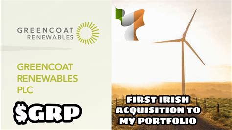 GREENCOAT RENEWABLES First Irish Acquisition To My Portfolio YouTube