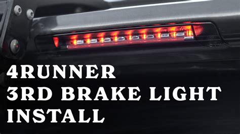 4runner 3rd Brake Light Install Youtube