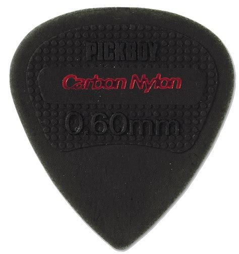 Pickboy Carbon Nylon Edge Sharp Tip Guitar Picks 10 Pack