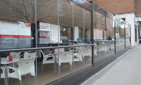 Cerramiento De Cristal En Cafetería Cerramientos T27