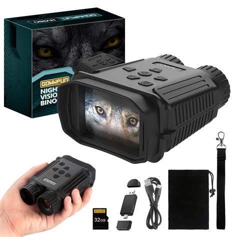 Buy Noobecr Gowwpun Mini Night Vision Binoculars Digital Infrared