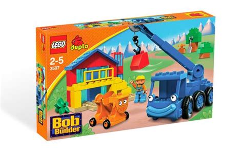 LEGO 3597 Duplo Bob Budowniczy Dźwig i Betoniarka przy pracy